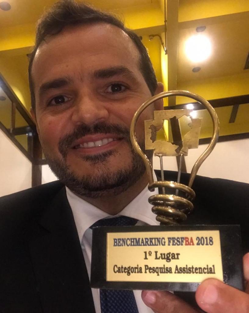 1º lugar na categoria “Pesquisa Assistencial” no Benchmarking 2018